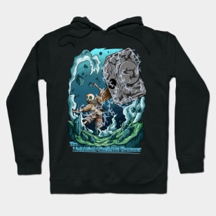 The Lightning Skeleton Hammer Illustration Hoodie